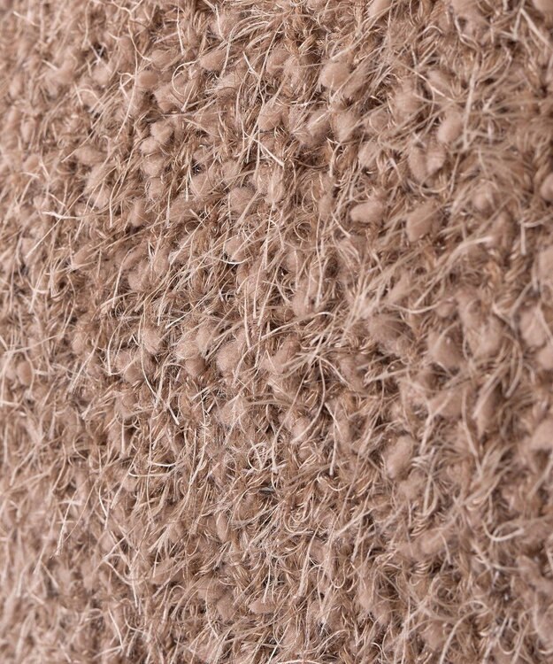 earth music&ecology ポンポンヤーンベスト Mocha