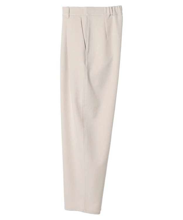 Green Parks ワンタックカーヴィーパンツ Light Beige