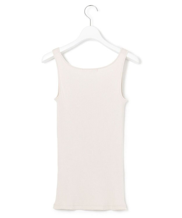 23区 S オーガニック リブ タンクトップ グレージュ系