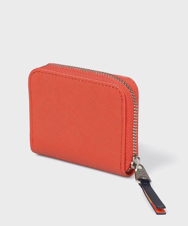 Paul Smith アーティストストライププラー コインケース オレンジ