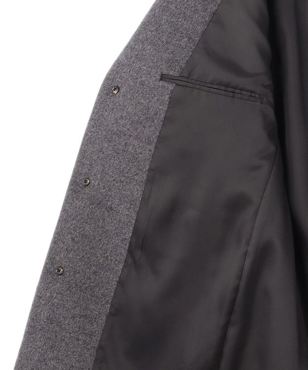 JOSEPH HOMME グロッシーウール　チェスターコート グレー系