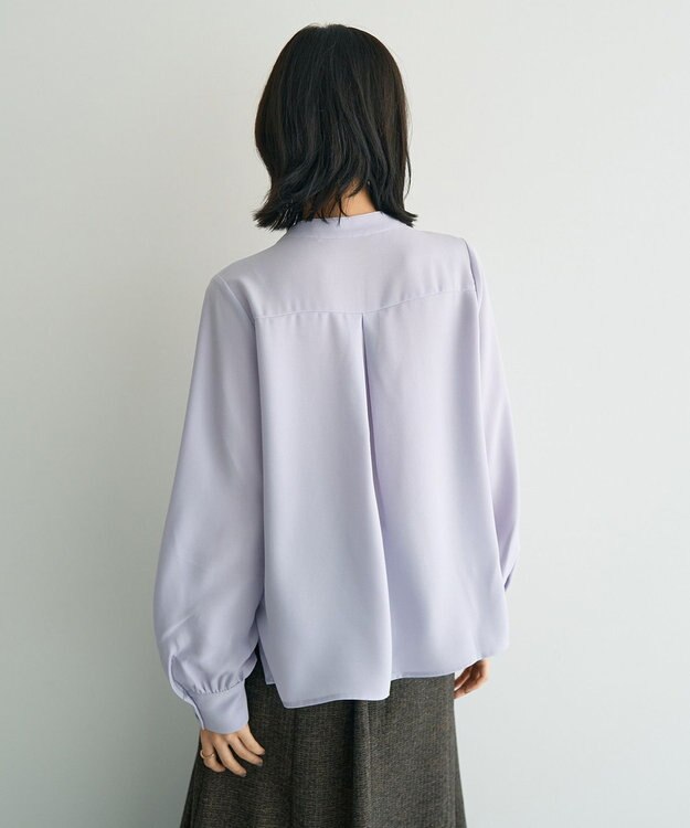 YECCA VECCA タックデザインブラウス Lavender