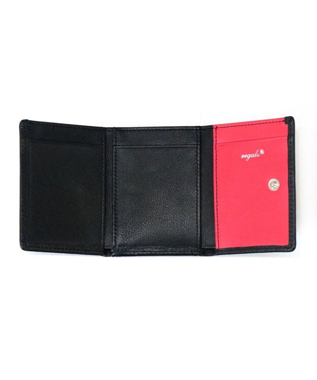 Regalo Felice 【最高級レザー使用】三つ折りウォレット / REGALO BK(ブラック）