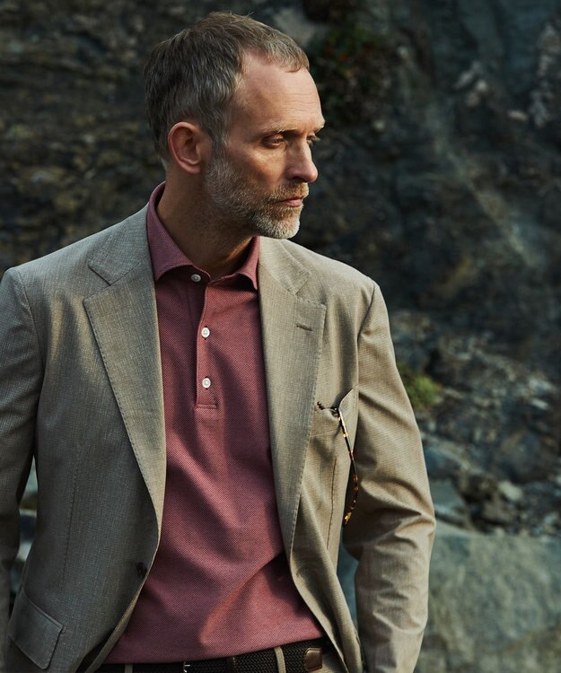 GOTAIRIKU 圧倒的清涼感・８つの機能美【接触冷感/通気性/軽量/撥水…等】クールドッツ セットアップジャケット（24年モデル） ベージュ系8