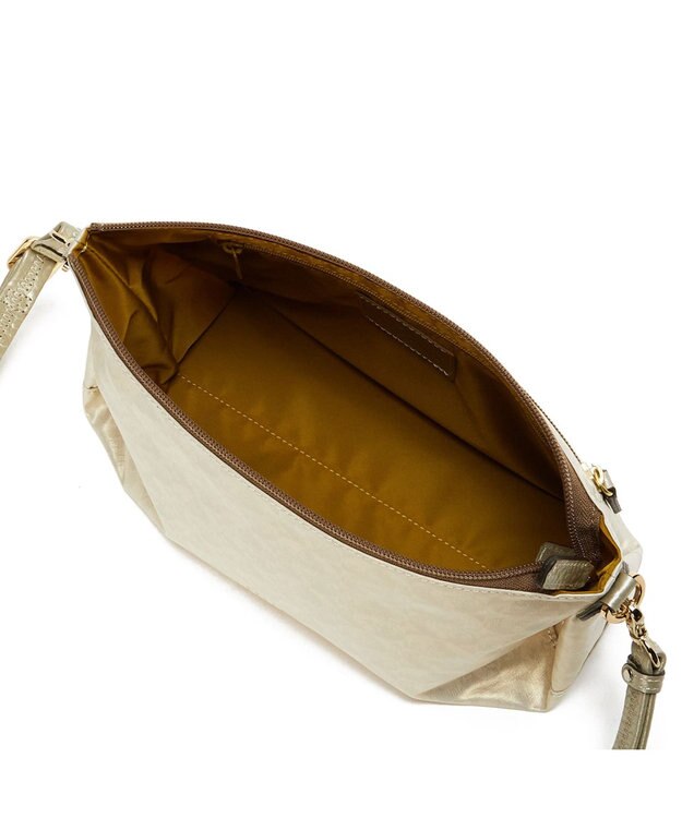 PELLE BORSA ミニショルダー Alive アライブ 4443 シャンパンゴールド