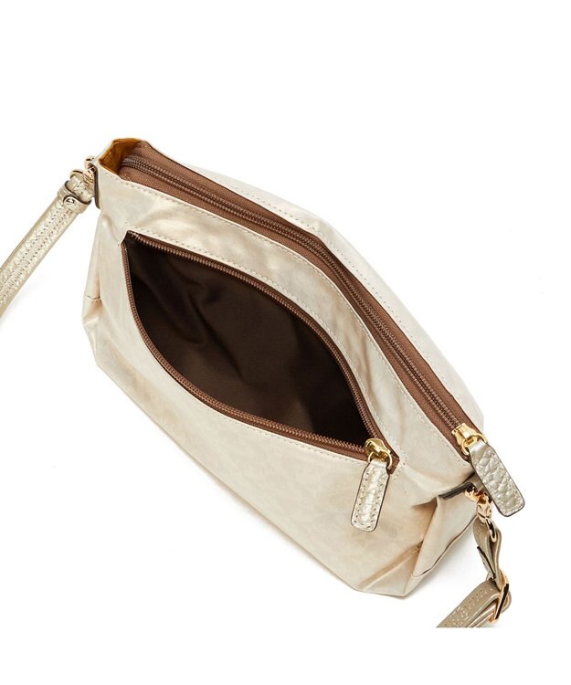 PELLE BORSA ミニショルダー Alive アライブ 4443 シャンパンゴールド