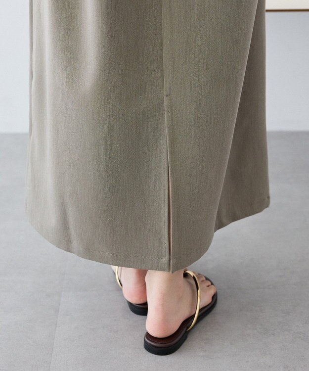 CRAFT STANDARD BOUTIQUE サイドギャザージャンパースカ－ト Gray Beige