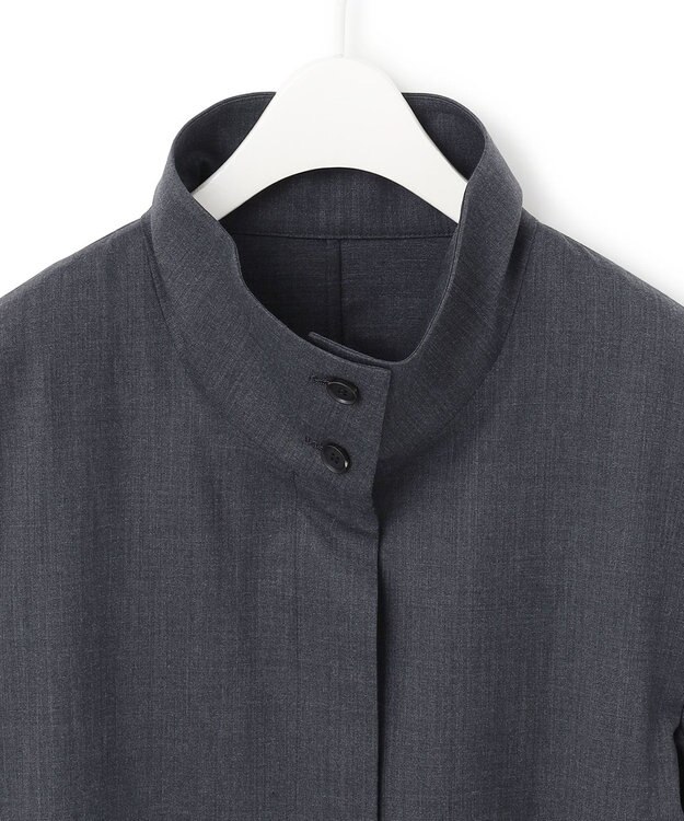 ICB 【洗える】 TWブロード ブルゾン チャコール系