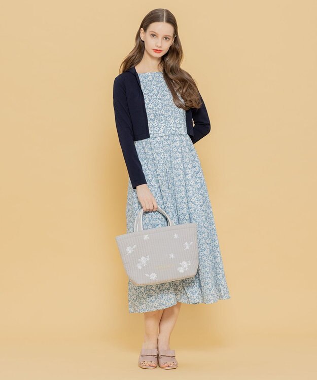 TOCCA 【洗える！】LADY BIRD フーディーボレロ ネイビー系