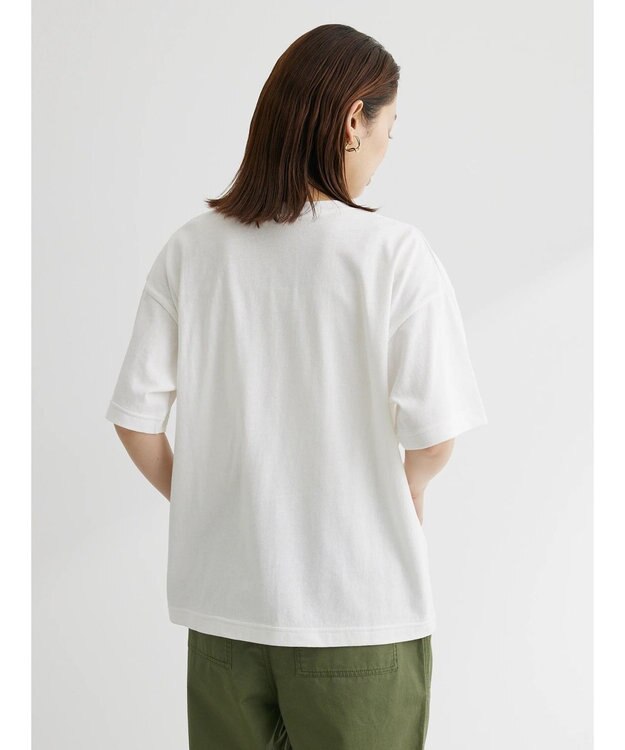 Green Parks ウ゛ィンテージプリントボックスＴシャツ Off White