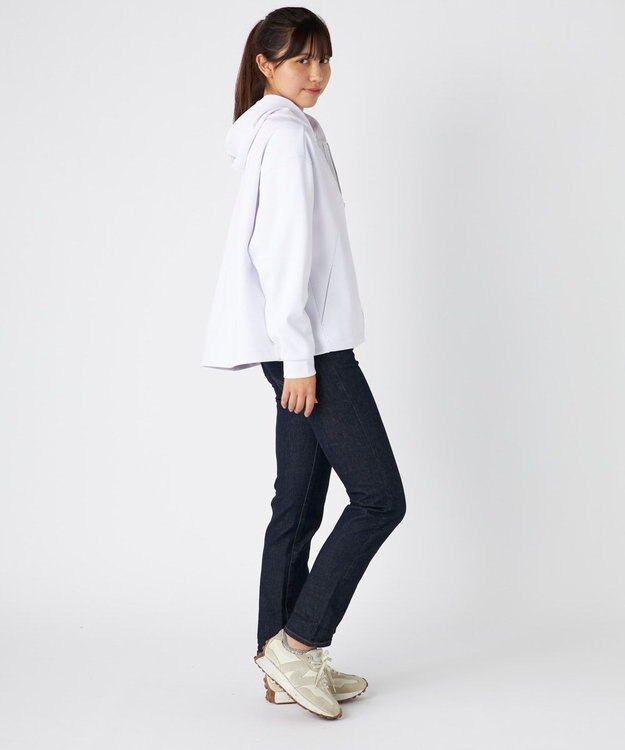 OP／FILA 【ocean pacific】らくティブ/ダンボールジップパーカー アイボリー