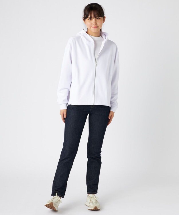 OP／FILA 【ocean pacific】らくティブ/ダンボールジップパーカー アイボリー