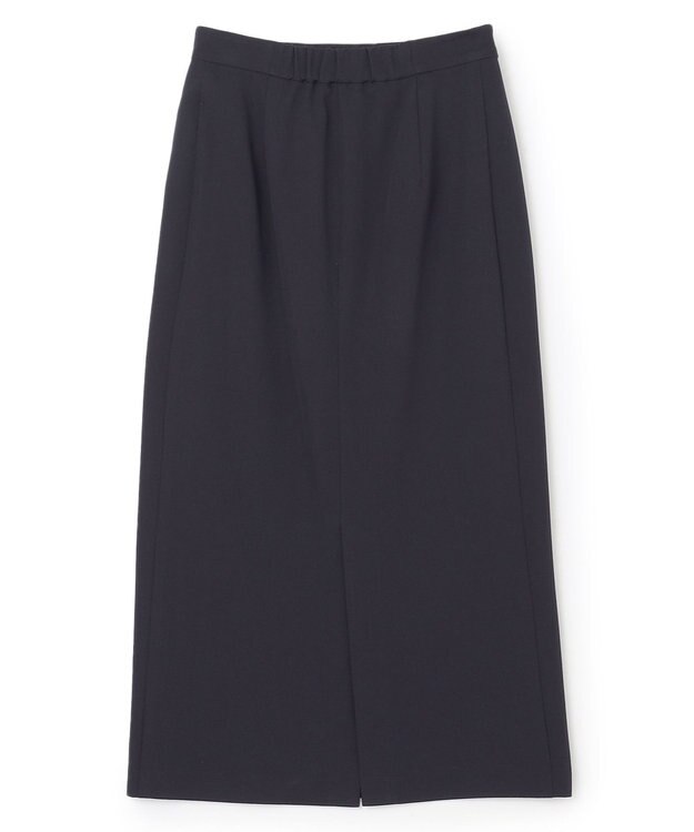 UNFILO イージーチノ Iラインスカート ネイビー