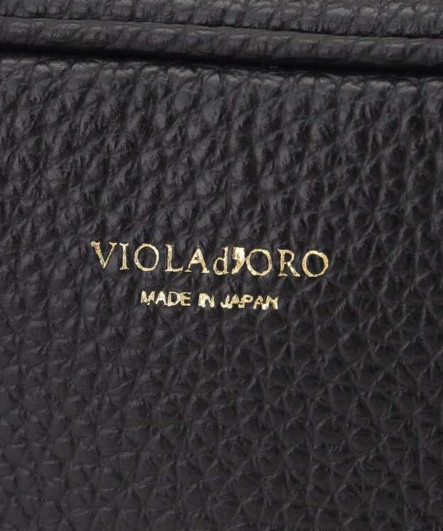 23区 【先行予約】VIOLAd'ORO シュリンクレザー 2WAY スクエア ボストンバッグ ブラック系