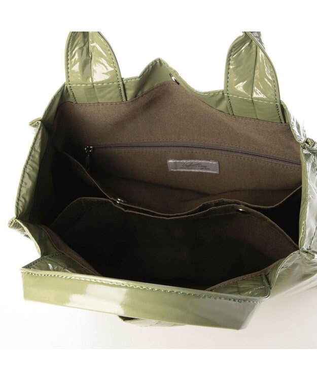 UNBILLION カシュカシュ cachecache / タテ型ショッパートートバッグ グリーン