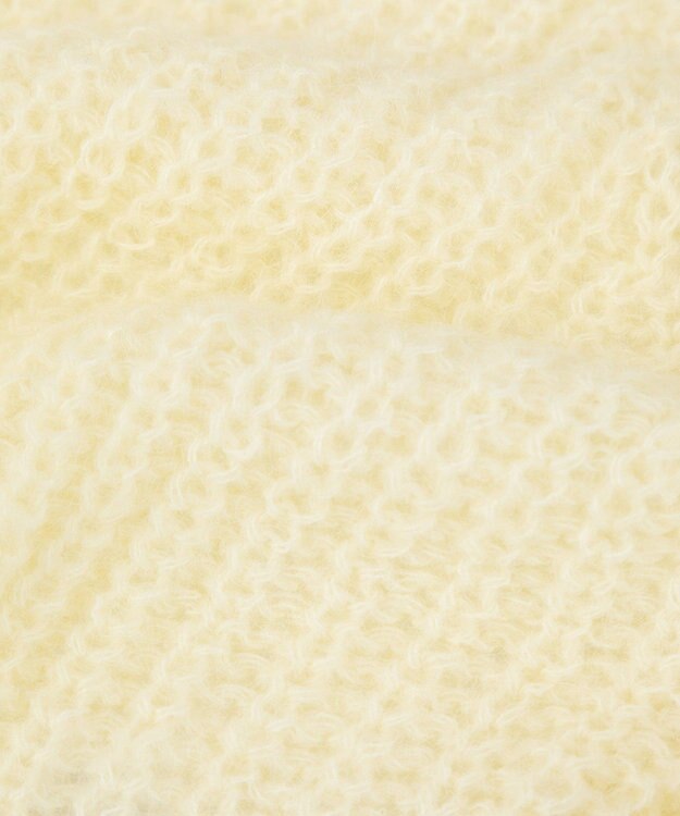 AMERICAN HOLIC 【2WAY】モヘヤ風甘編みカーディガン Ivory