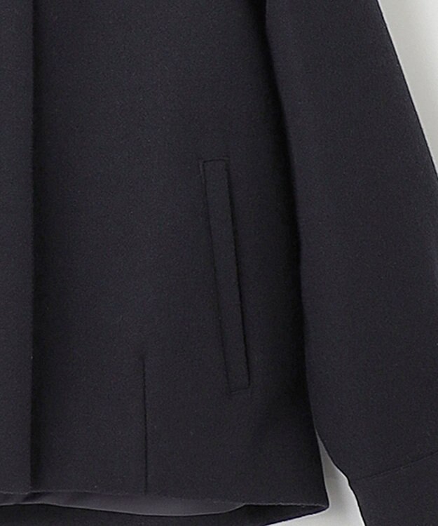 ANY SIS ウールライクショート アウター ネイビー