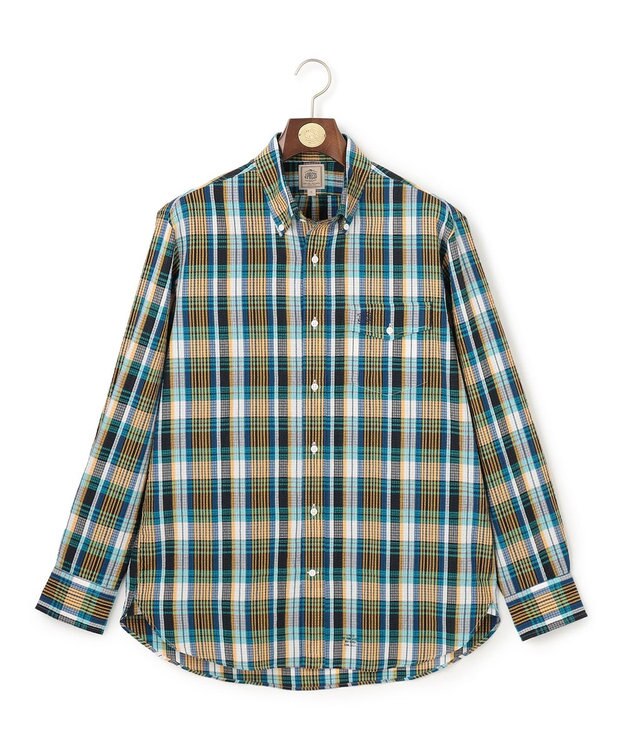 J.PRESS MEN 【Aero Weave】クールマックス サッカーシャツ / B.D. ブルー系3