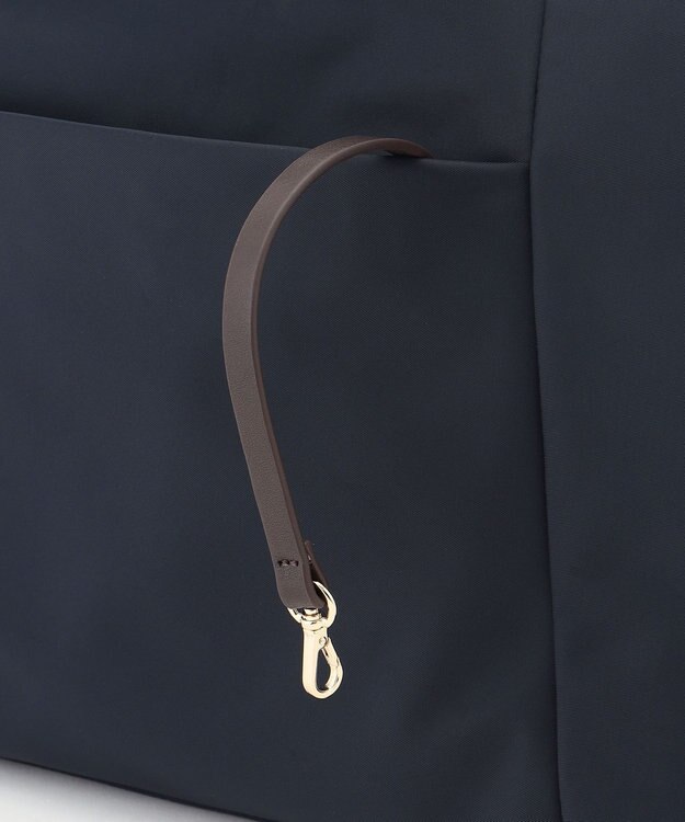 J.PRESS LADIES 【A4サイズ収納可】 ナイロン トート バッグ ネイビー系