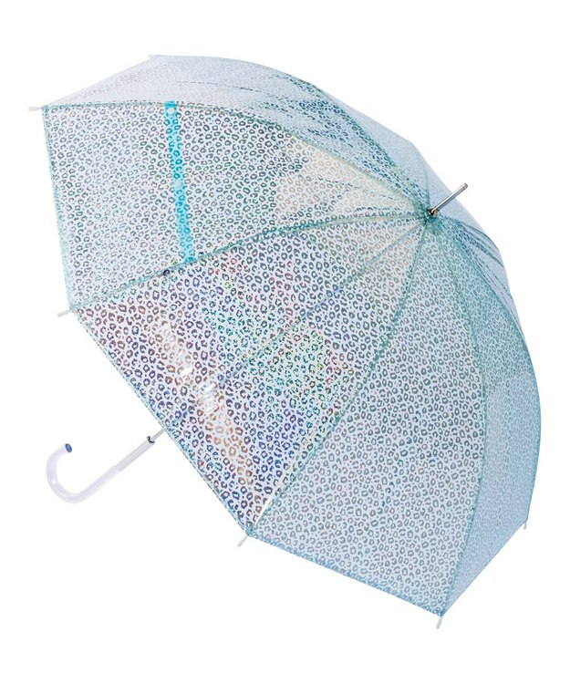 MOONBAT estaa 長傘 ビニール アニマルシャイニー ペールスカイ
