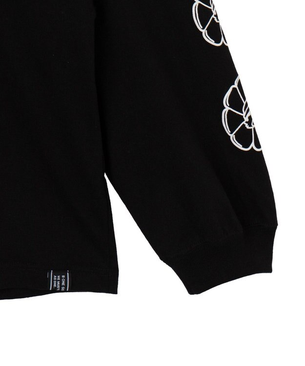 WEGO DUCKDUDE　SUNFLOWER　L／S　TEE ブラック