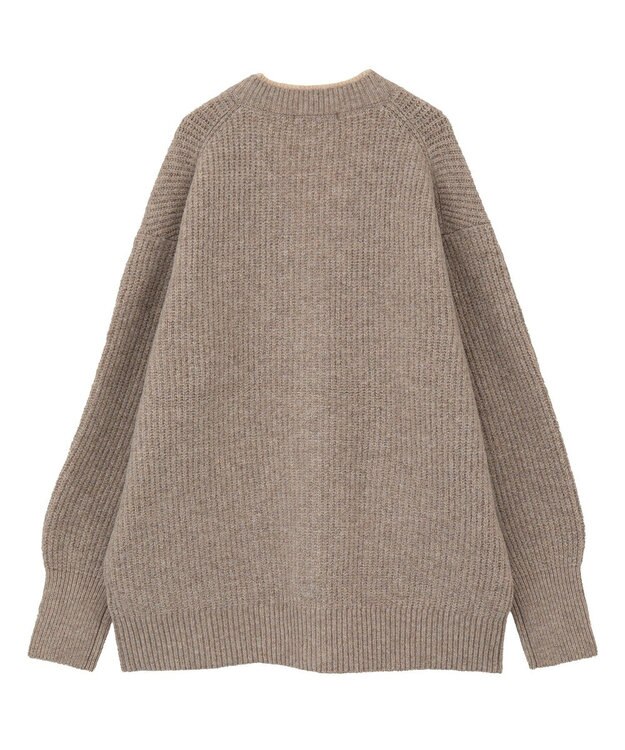 AMERICAN HOLIC レイヤードライクロングカーディガン Beige