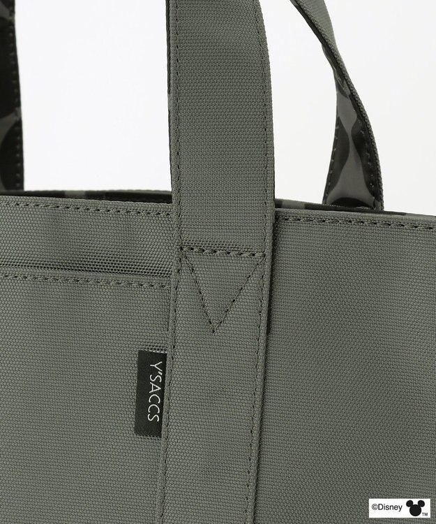 Y'SACCS 【Disney Collection】シルエットプリントトートバッグ　Sサイズ グレー