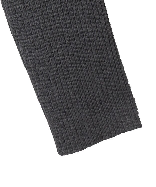 WEGO リボンリブカーディガン グレー