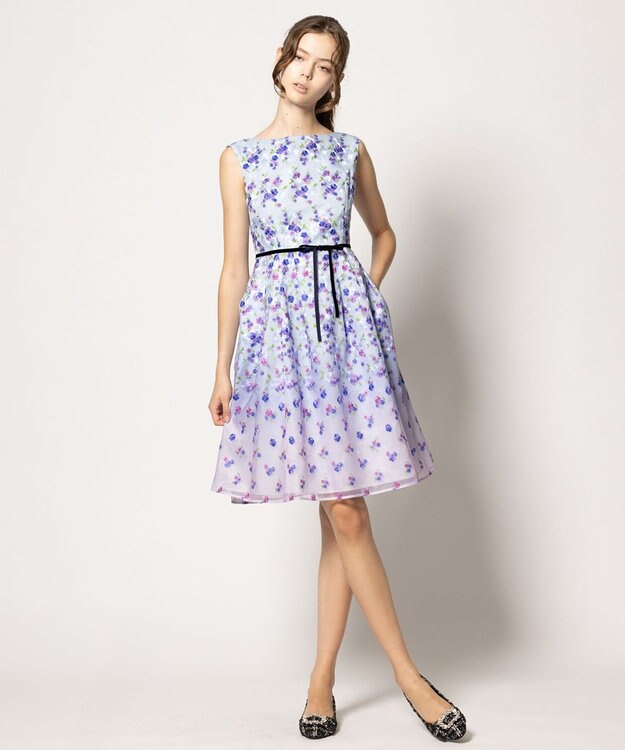 TOCCA 【消臭・洗える】FLOWER OF MUSE ドレス ブルー系