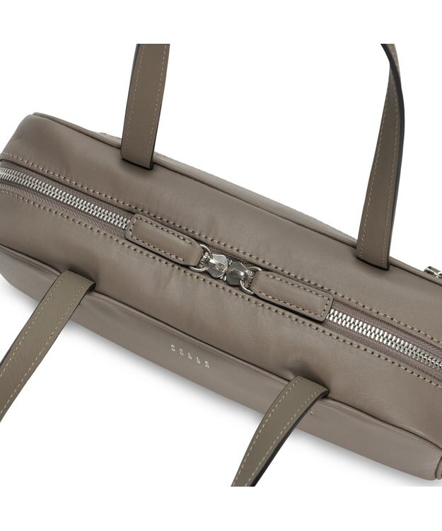 PELLE BORSA レザースモールボストンバッグ Epure 5839 トープ