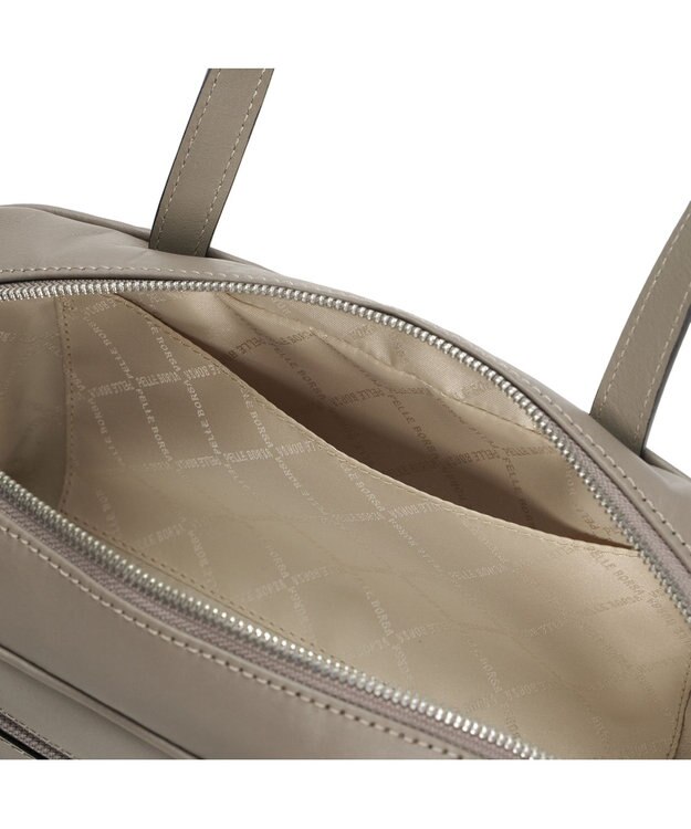 PELLE BORSA レザースモールボストンバッグ Epure 5839 トープ
