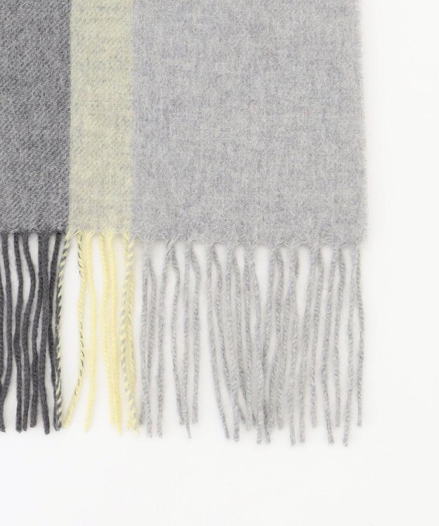 ANY SIS カシミヤミックス ストール ライトグレー系