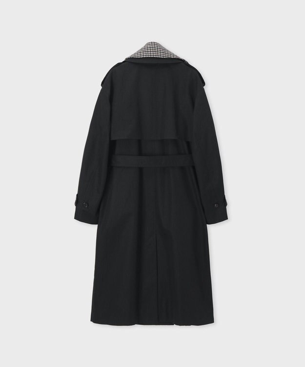 Paul Smith ヘリンボーン トレンチコート ブラック