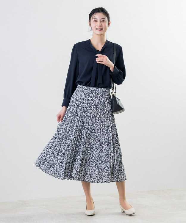 ONWARD Reuse Park 【自由区】スカート春夏 ネイビー