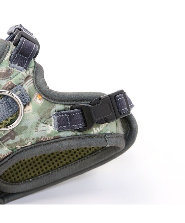 PET PARADISE ペットパラダイス やさしい ハーネス 迷彩 ３Ｓ 〔小型犬〕 カーキ