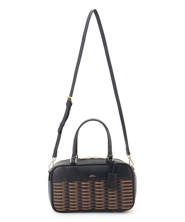 23区 【先行予約】バスケットメッシュ ボストンバッグ ブラック系