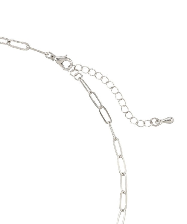 earth music&ecology パールＭＩＸチャームネックレス Silver