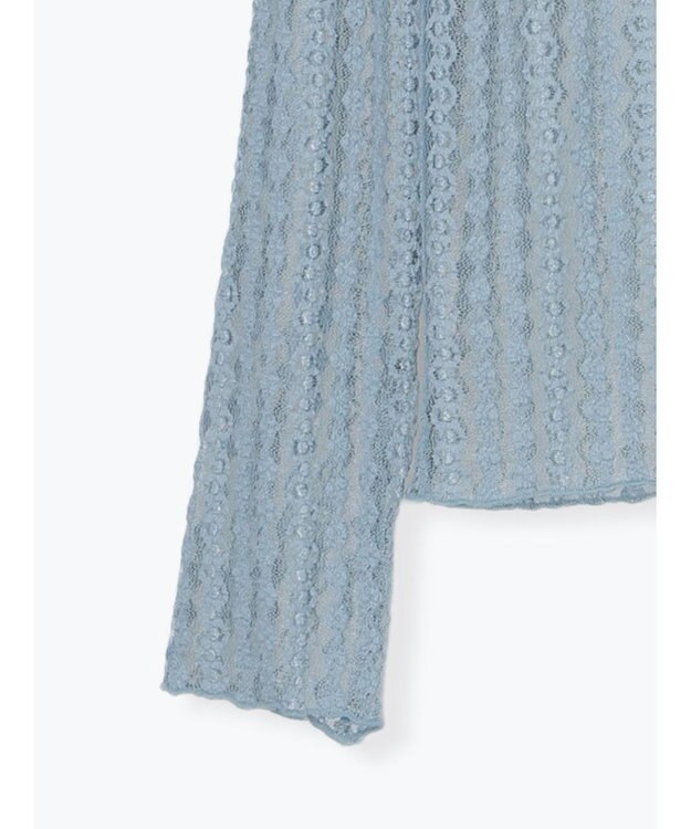 Te chichi ストレッチレーストップス《2026 spring catalog item》 サックスブルー