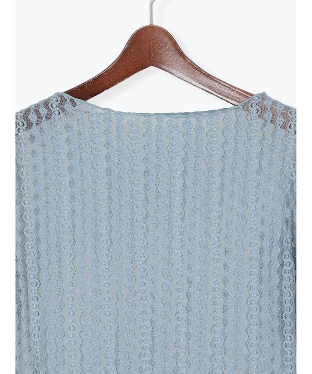 Te chichi ストレッチレーストップス《2026 spring catalog item》 サックスブルー