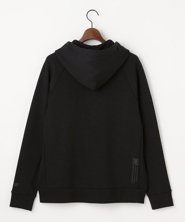 JOSEPH ABBOUD MOUNTAIN 【軽量/ソフト】ソフトダンボールニットジップパーカー ブラック系