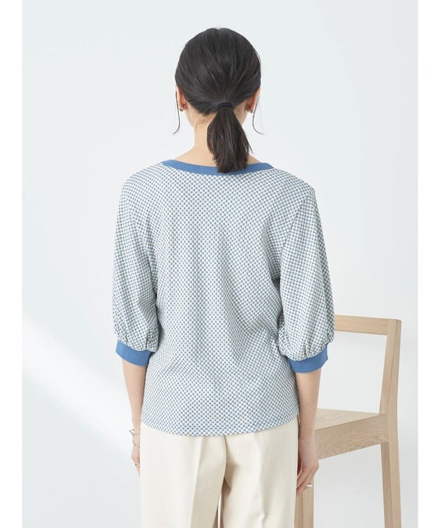 earth music&ecology ギンガムパフＴＥＥ Mint