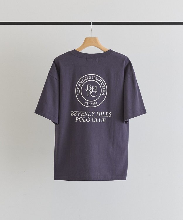 AMERICAN HOLIC 【BEVERLY HILLS POLO CLUB】バックプリントTシャツ Navy