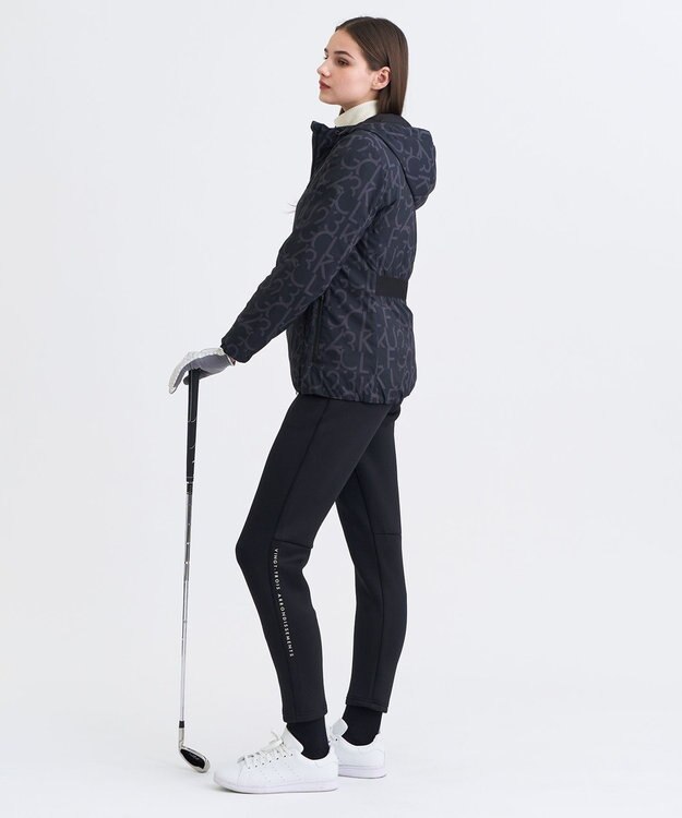 23区GOLF 【WOMEN】中綿ロゴグラフィックブルゾン ブラック系5