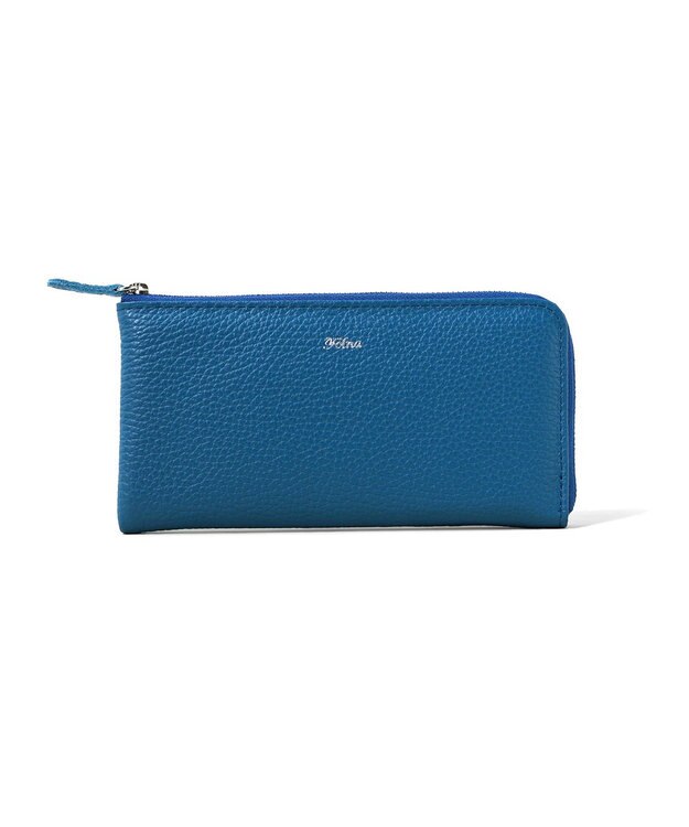 FOLNA RD アドリアレザー スマートLファスナー長財布 ブルー