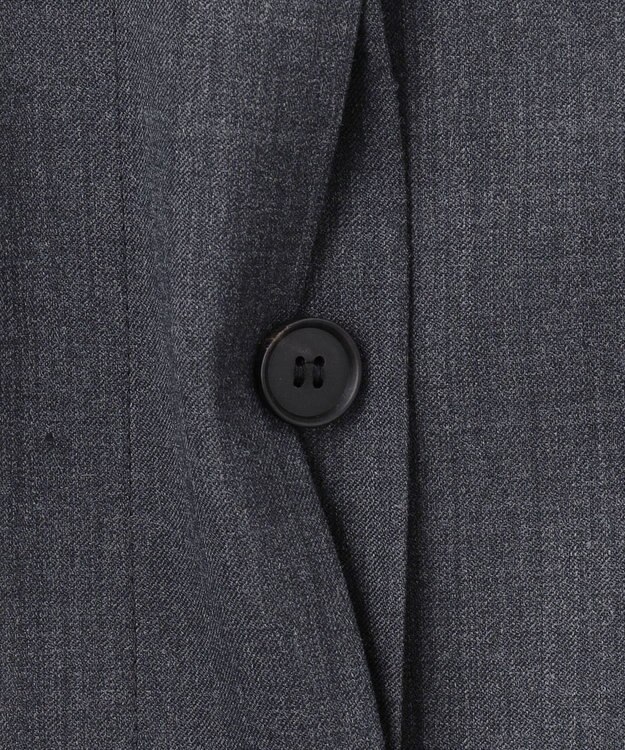 ICB 【洗える】 TWブロード ブルゾン チャコール系