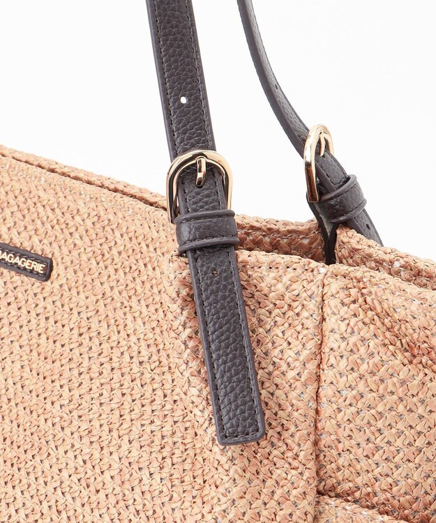 LA BAGAGERIE サマーバスケットトート Mサイズ ベージュ