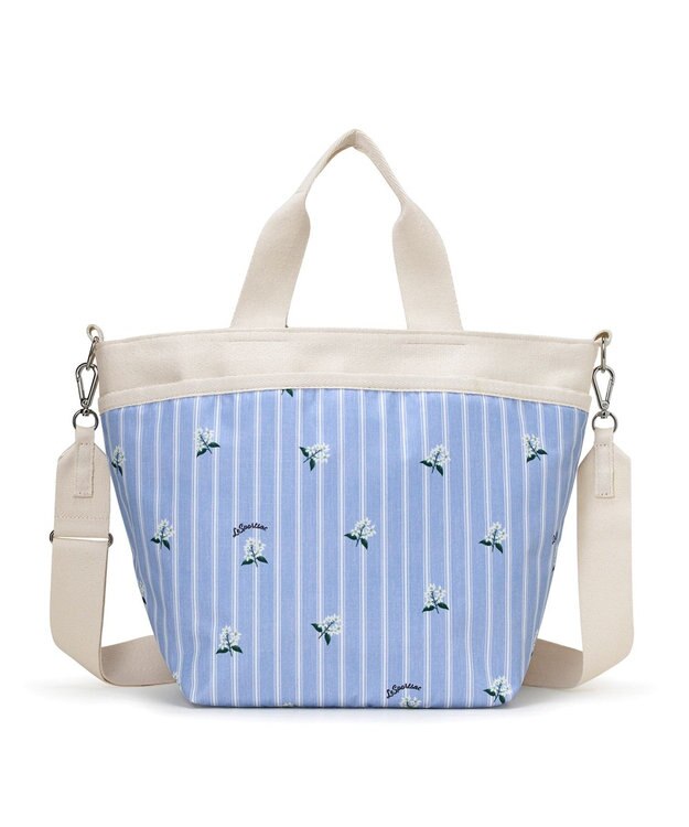 LeSportsac BUCKET TOTE/ジャスミンストライプ ジャスミンストライプ