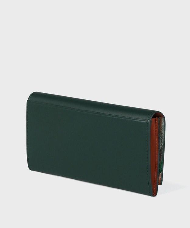 Paul Smith Newスワールトリム 長財布 グリーン