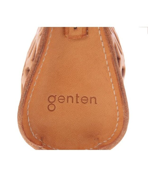 genten カットワーク ペンケース ヌメベージュ