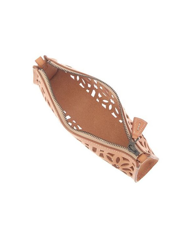 genten カットワーク ペンケース ヌメベージュ